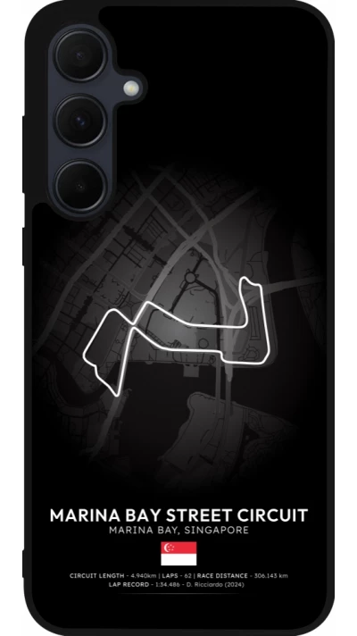 Samsung Galaxy A56 Case Hülle - Silikon schwarz F1 Track 2025 Singapore