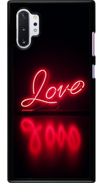 Coque Samsung Galaxy Note 10+ - Valentine 2025 Neon Love
