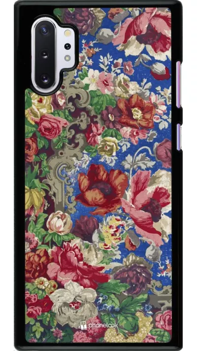 Coque Samsung Galaxy Note 10+ - Vintage Art Flowers