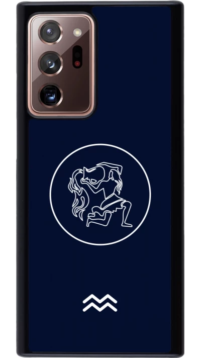 Samsung Galaxy Note 20 Ultra Case Hülle - Astrologie Wassermann