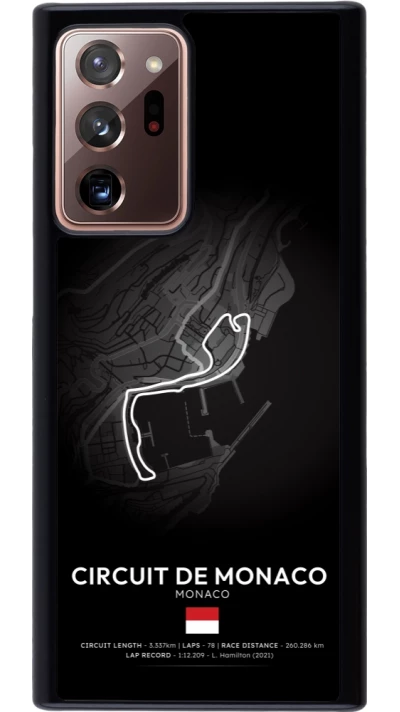 Samsung Galaxy Note 20 Ultra Case Hülle - F1 Track 2025 Monaco