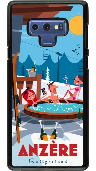 Samsung Galaxy Note9 Case Hülle - Anzère Mountain Jacuzzi