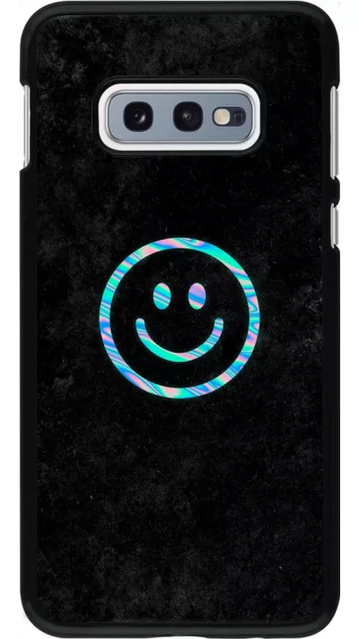 Samsung Galaxy S10e Case Hülle - Happy smiley irisirt