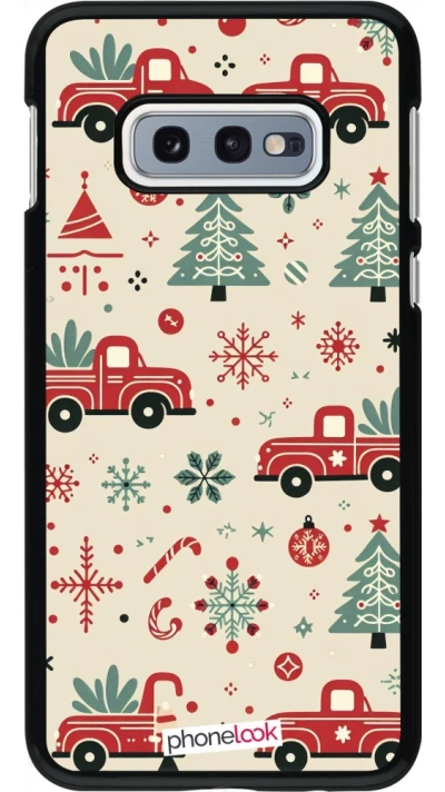 Samsung Galaxy S10e Case Hülle - Weihnachten 2024 Lkw Tanne