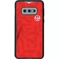 Samsung Galaxy S10e Case Hülle - Silikon schwarz Tunesien 2022 personalisierbares Fussballtrikot