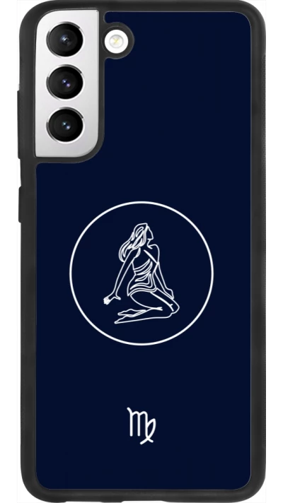 Samsung Galaxy S21 FE 5G Case Hülle - Silikon schwarz Astrologie Jungfrau
