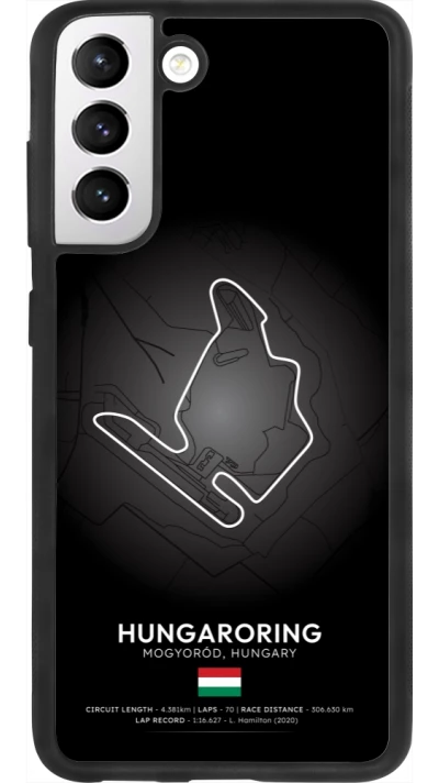 Samsung Galaxy S21 FE 5G Case Hülle - Silikon schwarz F1 Track 2025 Hungary