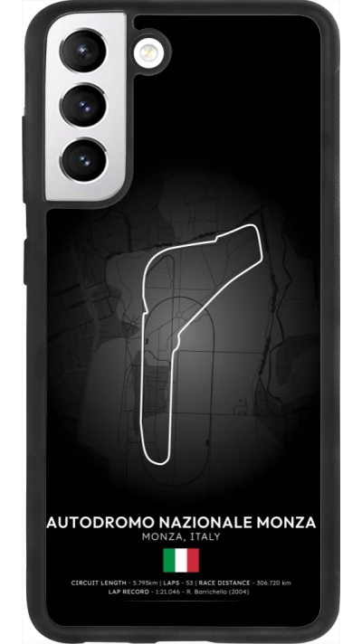 Samsung Galaxy S21 FE 5G Case Hülle - Silikon schwarz F1 Track 2025 Italy