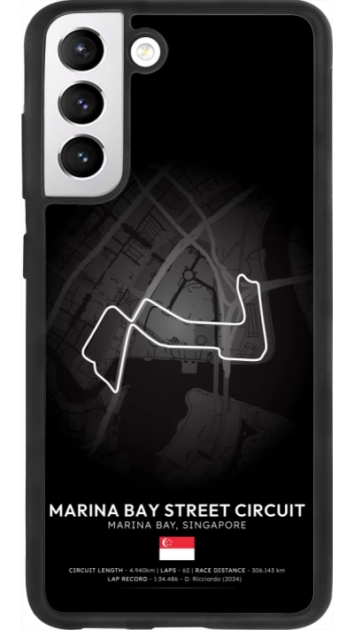 Samsung Galaxy S21 FE 5G Case Hülle - Silikon schwarz F1 Track 2025 Singapore