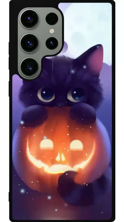 Samsung Galaxy S23 Ultra Case Hülle - Silikon schwarz Halloween 17 15
