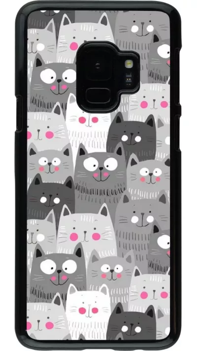 Hülle Samsung Galaxy S9 - Katzenschwärme