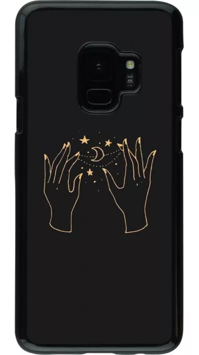 Hülle Samsung Galaxy S9 - Grey magic hands