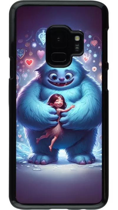 Samsung Galaxy S9 Case Hülle - Valentin 2024 Flauschige Liebe