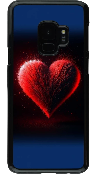 Samsung Galaxy S9 Case Hülle - Valentin 2025 rotes Herz