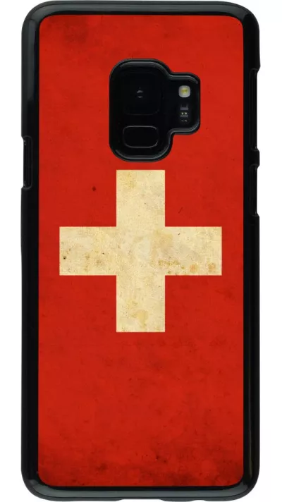 Hülle Samsung Galaxy S9 - Vintage Flag SWISS