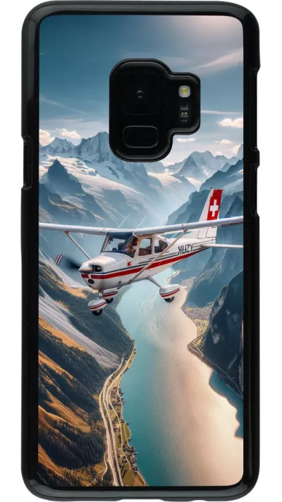 Samsung Galaxy S9 Case Hülle - Schweizer Alpenflug