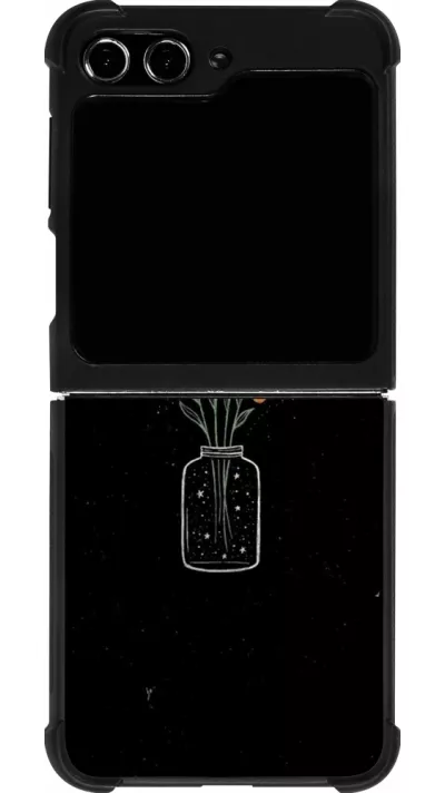 Samsung Galaxy Z Flip5 Case Hülle - Silikon schwarz Vase black
