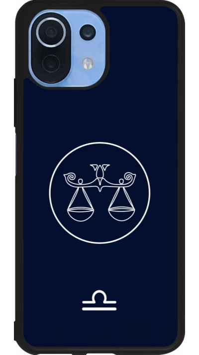 Coque Xiaomi Mi 11 Lite 5G - Silicone rigide noir Astrologie Balance