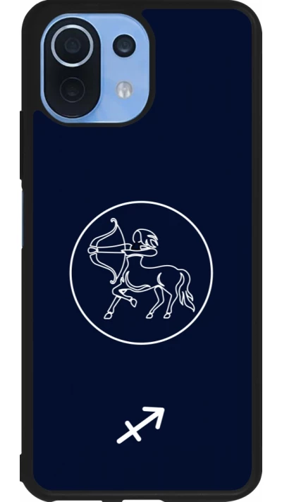 Coque Xiaomi Mi 11 Lite 5G - Silicone rigide noir Astrologie Sagittaire