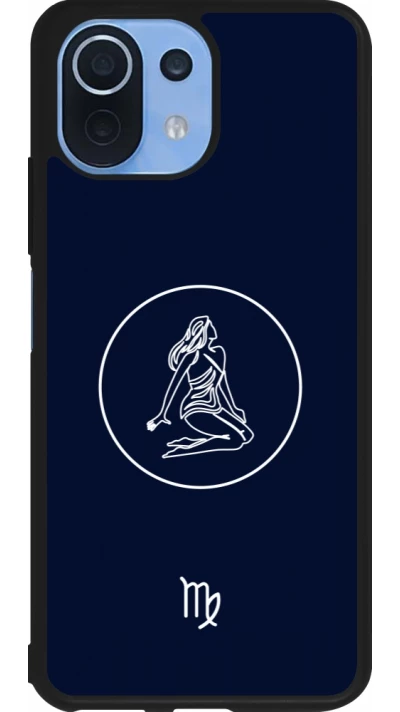 Coque Xiaomi Mi 11 Lite 5G - Silicone rigide noir Astrologie Vierge