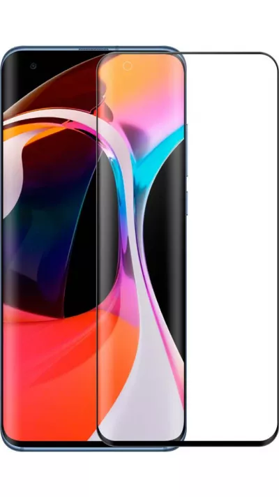 3D Tempered Glass Xiaomi 12 5G - Full Screen Display Schutzglas mit schwarzem Rahmen