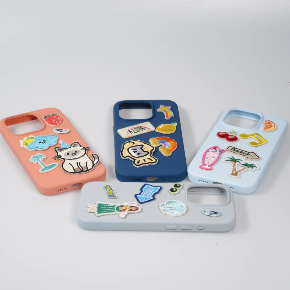 Autocollant sticker pour téléphone/tablette/ordinateur brodé en 3D - Summer Lemon