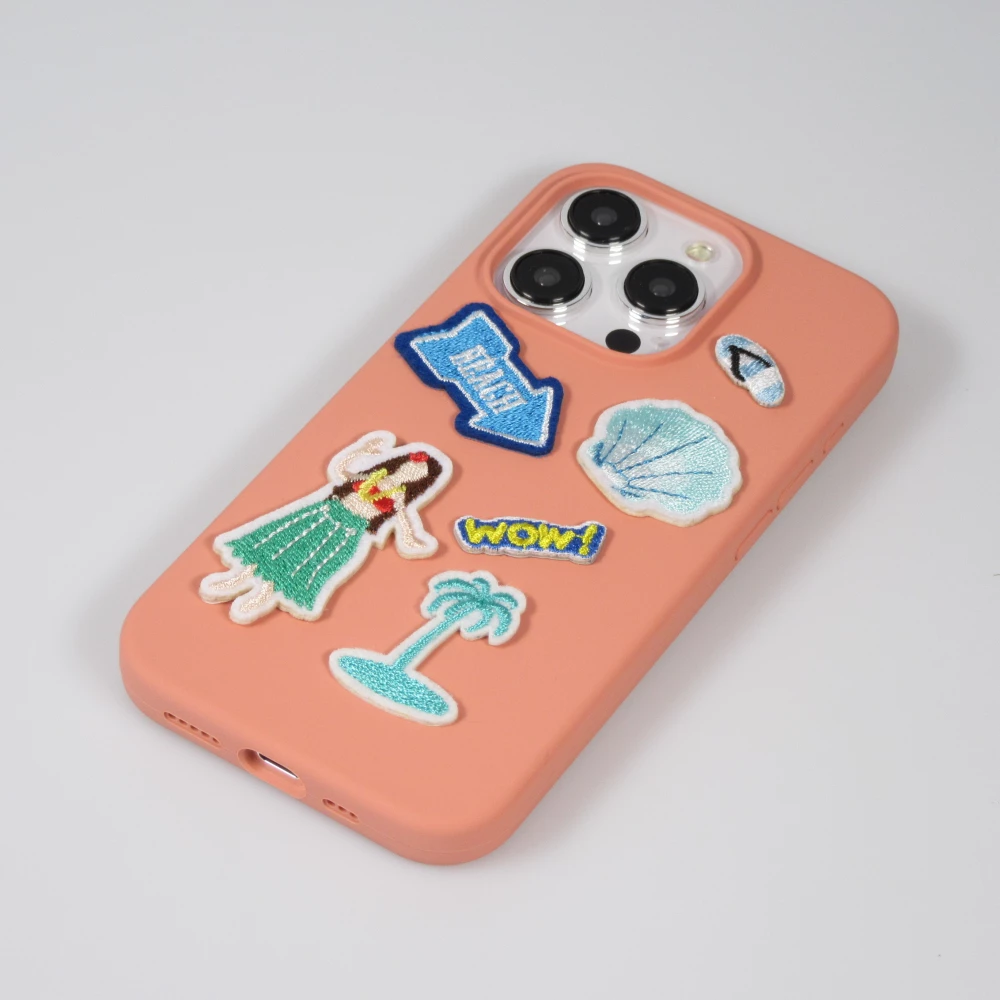 Autocollant sticker pour téléphone/tablette/ordinateur brodé en 3D - Summer Lemon