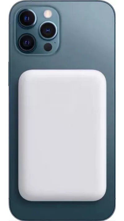 Magnetische externe Batterie 15W - Wireless charger für MagSafe iPhones - Weiss