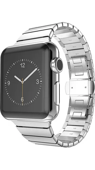 Premium-Vollstahlarmband silber - Apple Watch 38/40/41/42 mm