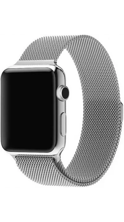 Mailänder Stahlarmband silber - Apple Watch 38/40/41/42 mm