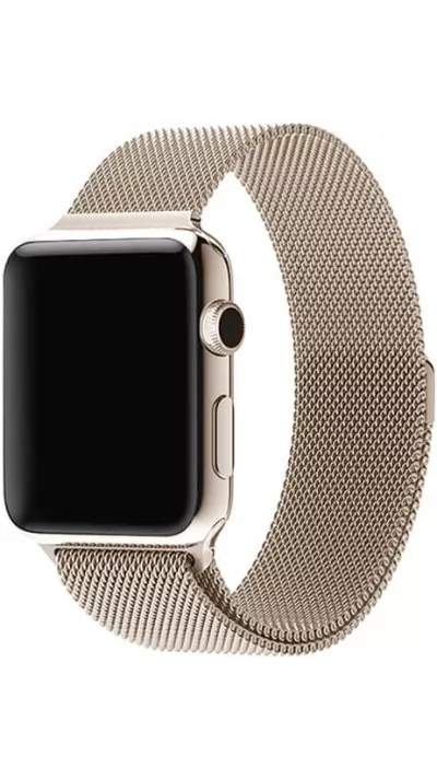Mailänder Stahlarmband Vintage Gold - Apple Watch 38/40/41/42 mm