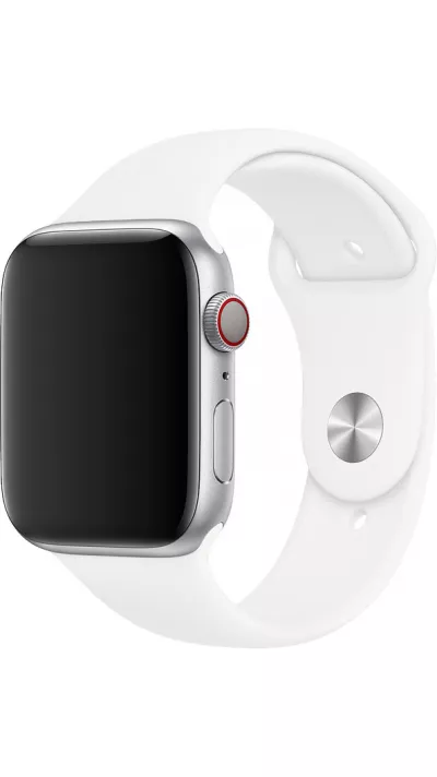 Silikon Sport Armband Weiß- Apple Watch 38/40/41/42 mm