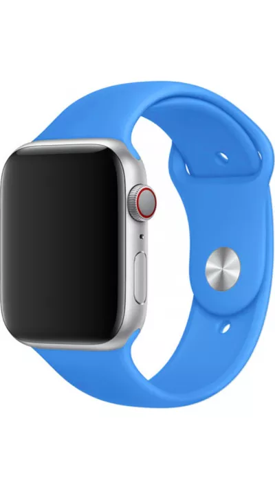 Silikon Sport Armband Elektrisches Blau - Apple Watch 38/40/41/42 mm