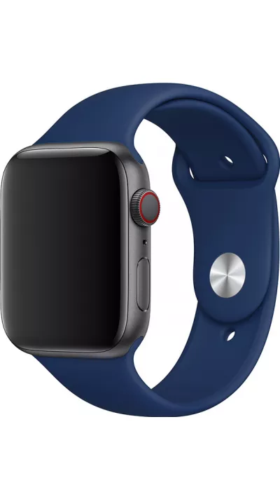Silikon Sport Armband Dunkelblau - Apple Watch 38/40/41/42 mm