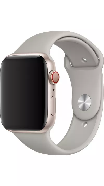 Silikon Sport Armband Grau - Apple Watch 38/40/41/42 mm