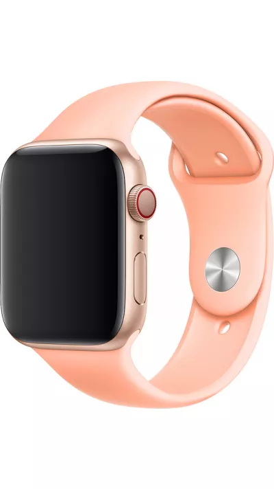 Silikon Sport Armband Pfirsichrosa - Apple Watch 38/40/41/42 mm