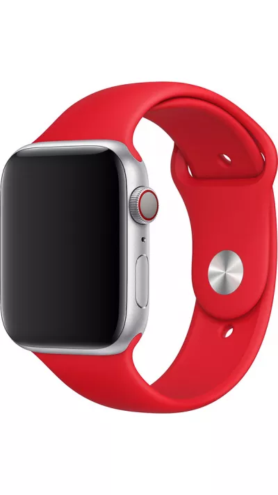 Silikon Sport Armband rotes Feuer - Apple Watch 38/40/41/42 mm