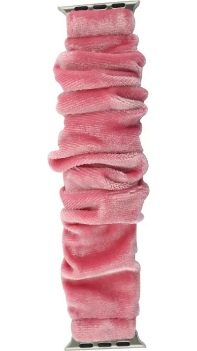 Scrunchie Stoffarmband rosa - Apple Watch 38/40/41/42 mm