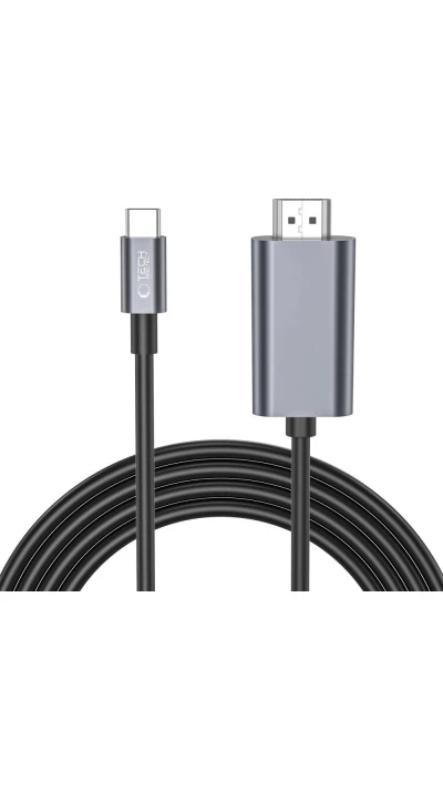 USB-C auf HDMI 4K 60Hz Kabel Tech-Protect UltraBoost (2 m) - Schwarz