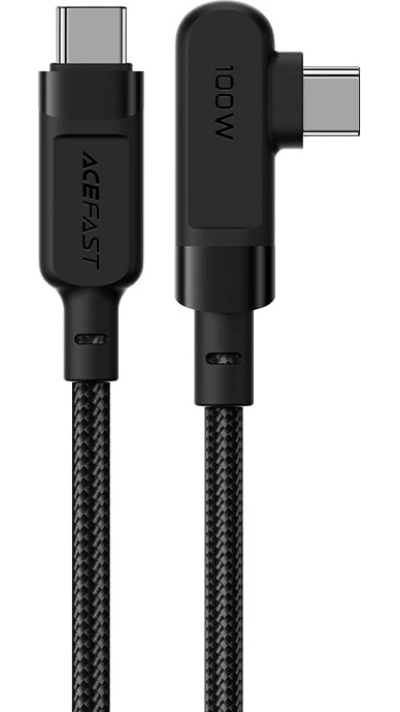 Acefast C5-03 - USB-C zu USB-C Kabel PD QC 100W 5A 480Mb/s (2 m) - Schwarz
