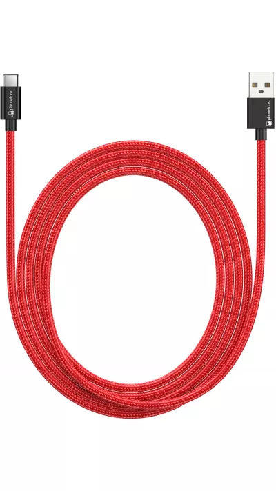 Ladekabel (2 m) USB-C auf USB-A - Nylon PhoneLook