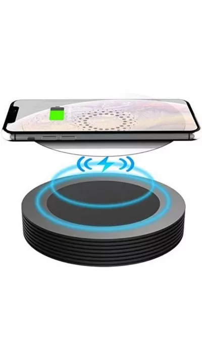 M1 Langstrecken Wireless Qi Ladegerät für unter dem Tisch - Schwarz