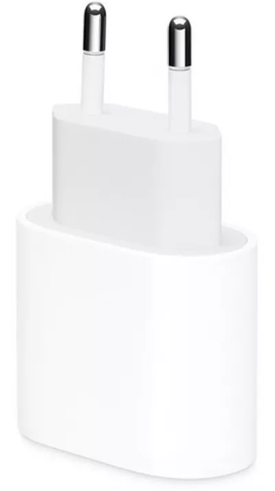 20W USB-C Power Adapter Original Apple (MHJE3ZM/A) - Weiss