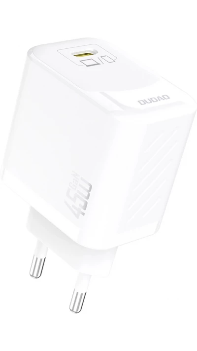 USB-C Wandladegerät 45W GaN Dudao A28 schnell und kompakt - Weiss