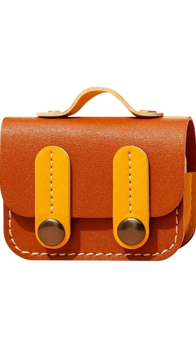 AirPods 3 Case Hülle - AirPods-Tasche mit Motif Handtasche - Braun
