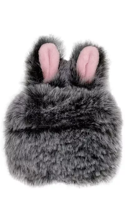 Hülle AirPods Pro - Flauschig Bunny - Grau