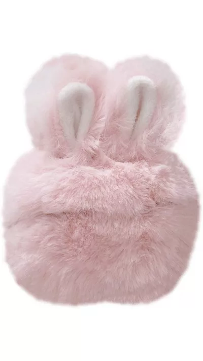 Hülle AirPods Pro - Flauschig Bunny - Rosa