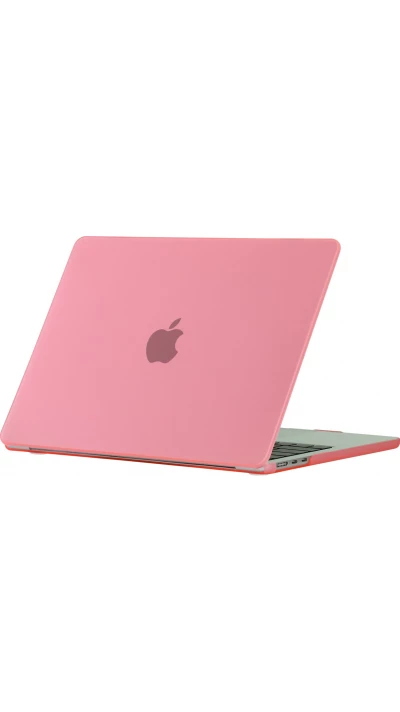 MacBook Pro 14" (2021, 2023) Case Hülle - Hardshell Schutzhülle Ultra-dünn zweiteilig semi-transparent - Rosa