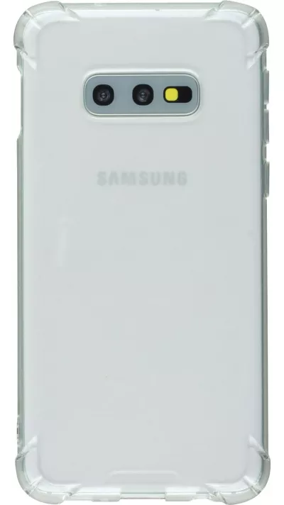 Hülle Samsung Galaxy S10e - Gummi Transparent Gel Bumper mit extra Schutz für Ecken Antischock