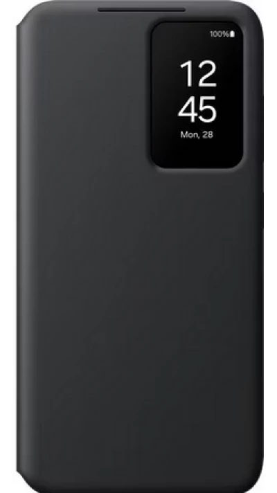 Coque Samsung Galaxy S24+ - Smart View Wallet Case - Noir